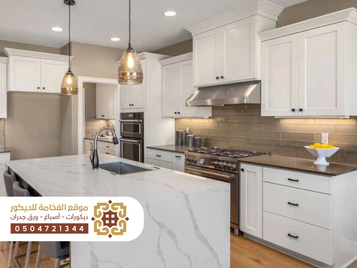 أسطح وجدران بتشطيب أنيق باستخدام بديل الرخام العصري